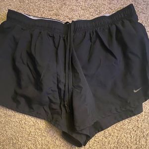Womens black Nike Dri-fit shorts